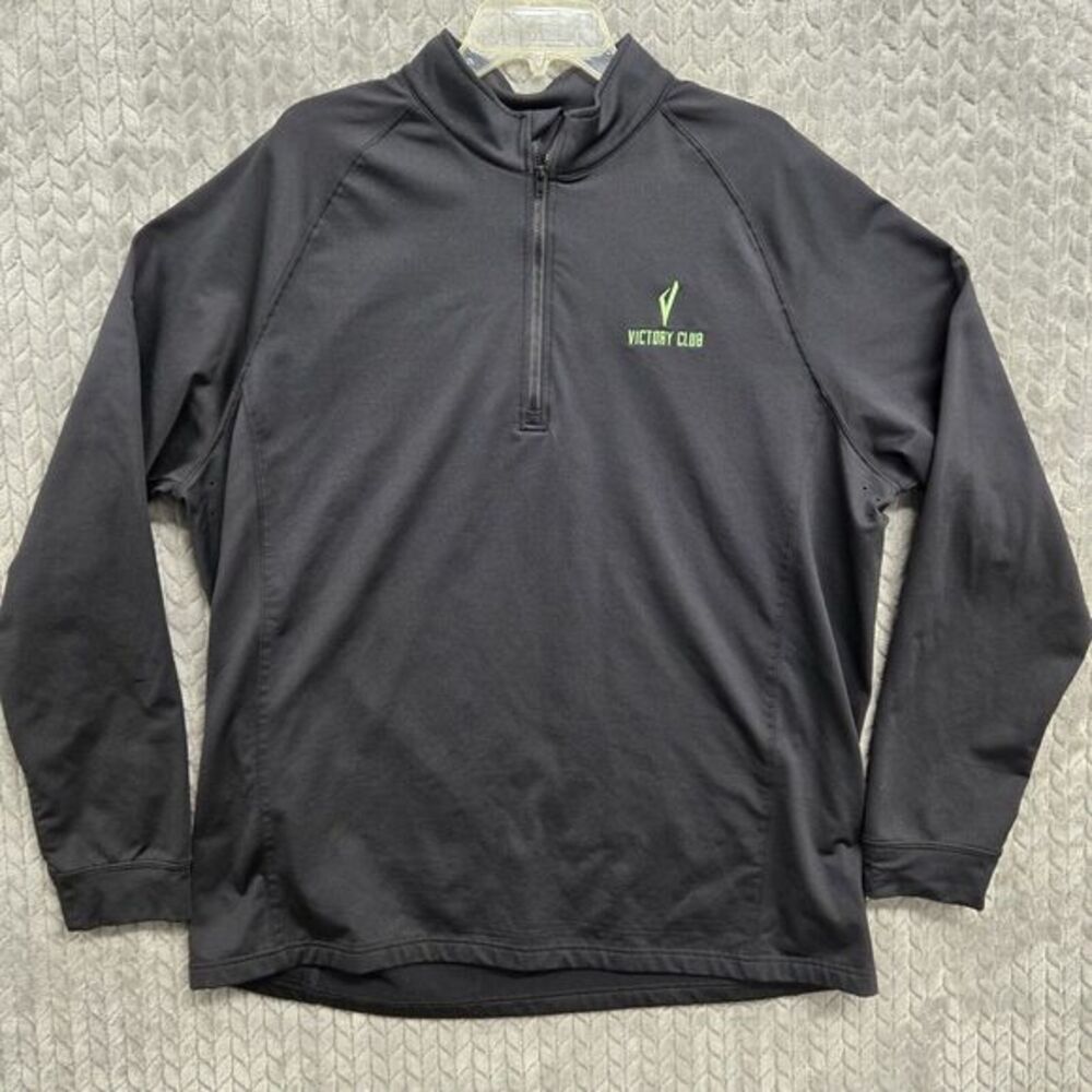 Levelwear Golf ¼ Zip Pullover Performance Active Shirt Mens Size 2XL Black